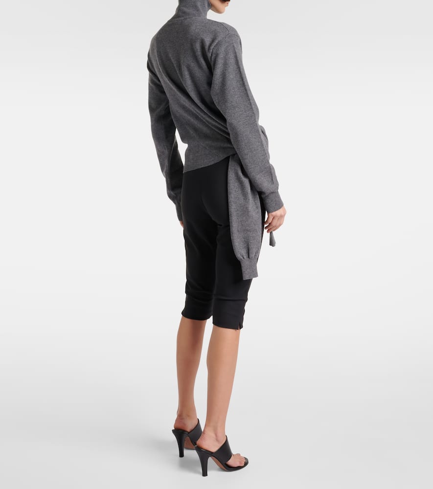 Rohe Wool And Cashmere-blend Turtleneck Sweater In Grey