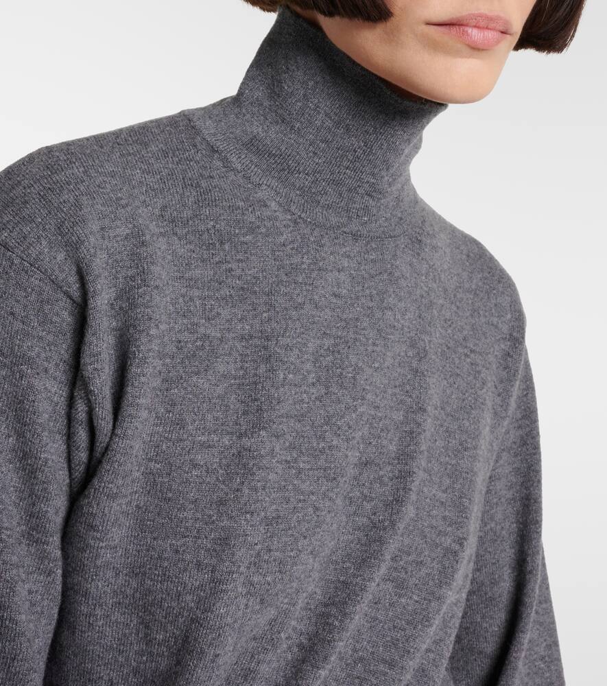 Rohe Wool And Cashmere-blend Turtleneck Sweater In Grey