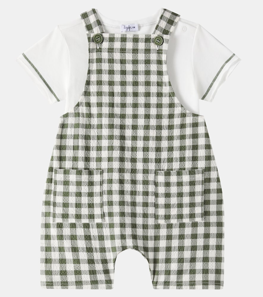  Il Gufo Il Gufo Baby Set Aus Latzhose Und T-shirt 