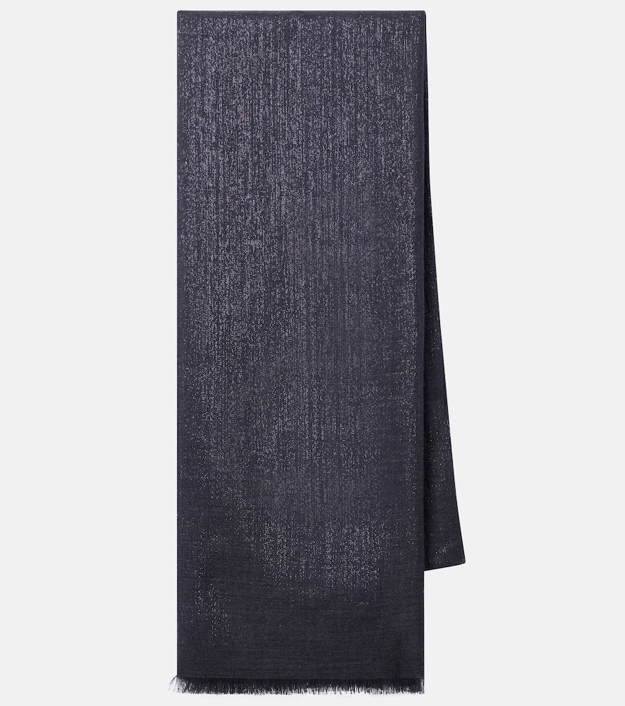 Cashmere and silk-blend scarf