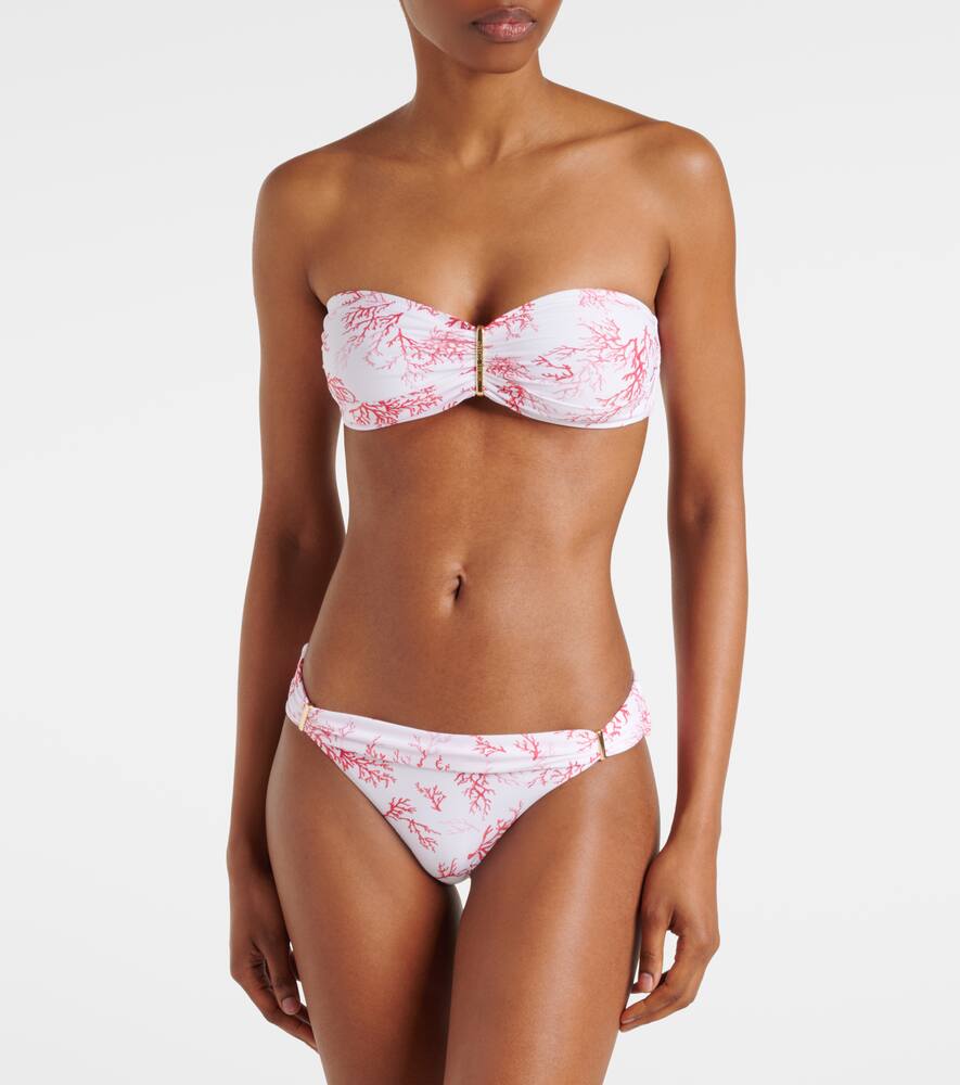 Melissa Odabash Positano Bandeau Bikini Top In White