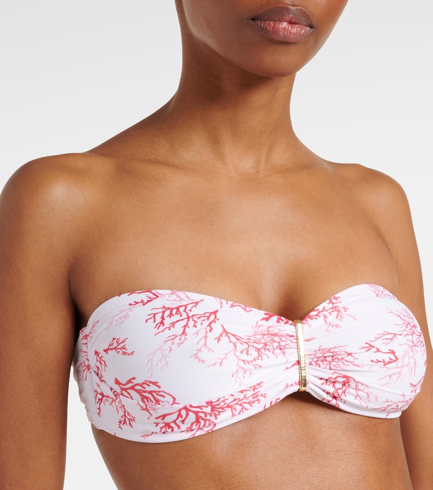 Melissa Odabash Positano Bandeau Bikini Top In White