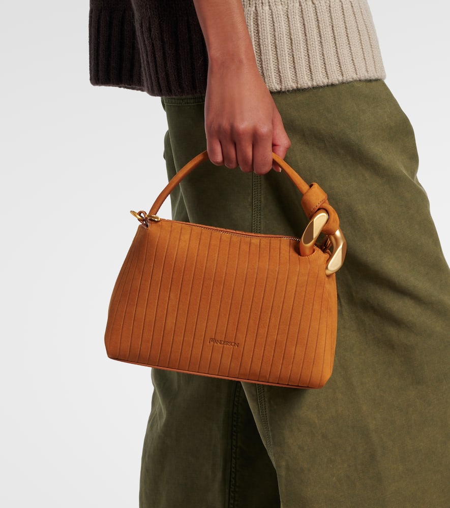 Jw Anderson The Jwa Small Corner Crossbody Bag In Brown