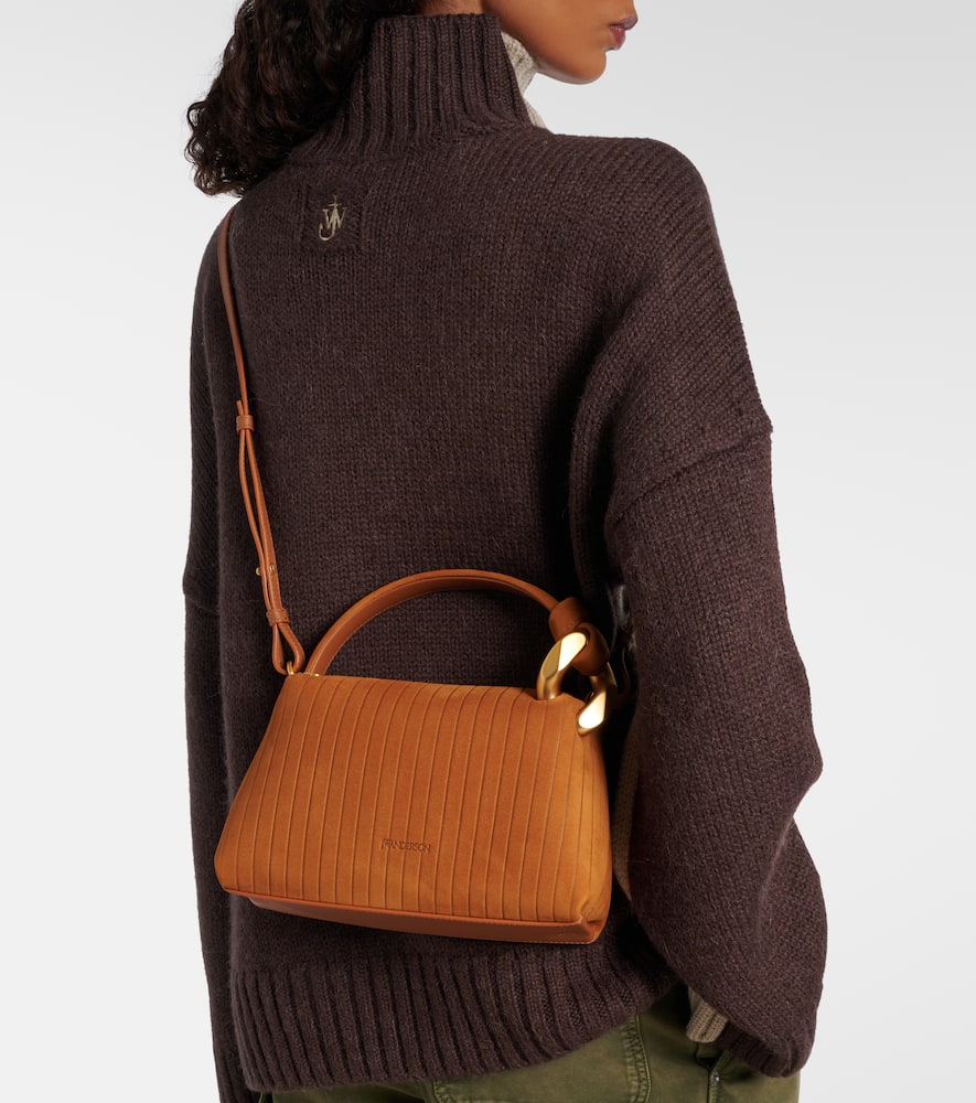 Jw Anderson The Jwa Small Corner Crossbody Bag In Brown
