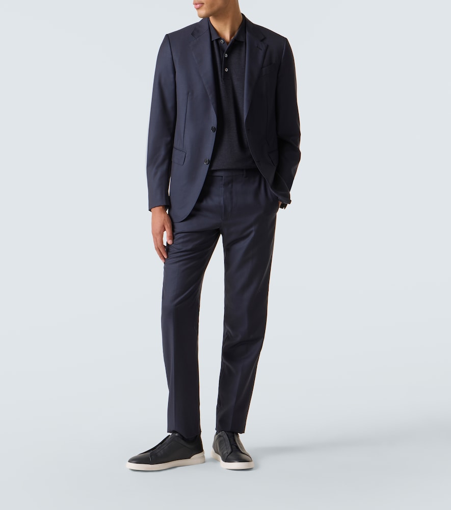 Zegna Zegna Polohemd Aus Baumwolle Und Seide 