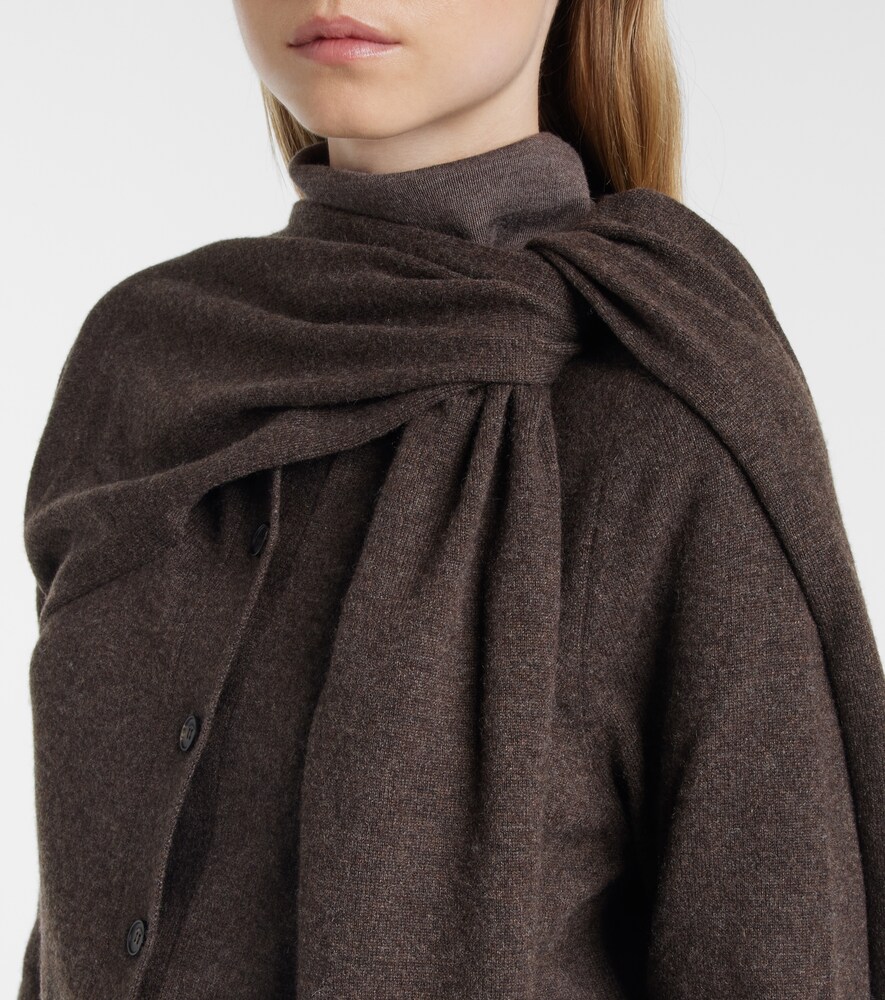  Ferragamo Ferragamo Draped Cashmere Cardigan 