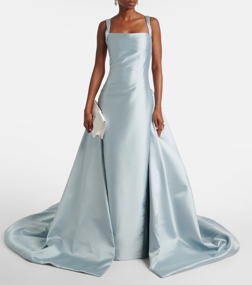 Marmar Halim Satin gown