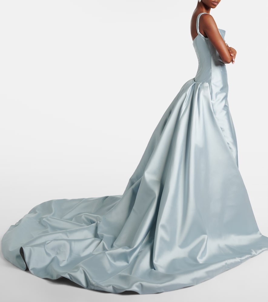  Marmar Halim Marmar Halim Robe Aus Satin 