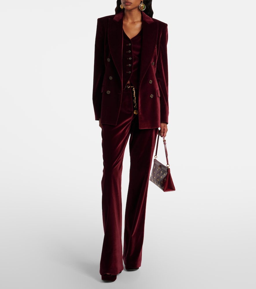 Etro Cotton velvet vest