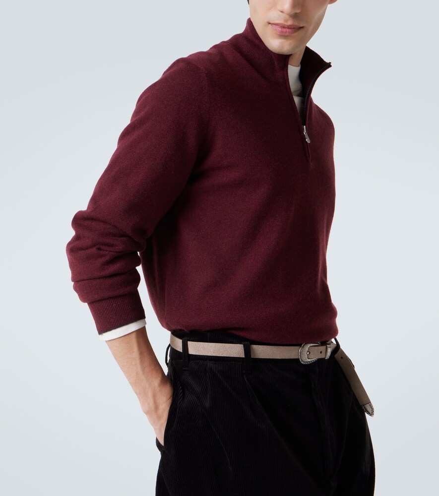  Brunello Cucinelli Brunello Cucinelli Cashmere Half-zip Sweater 