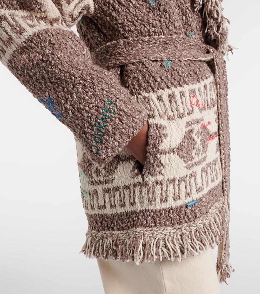  Alanui Alanui Cardigan Written By The Ocean Aus Baumwolle 