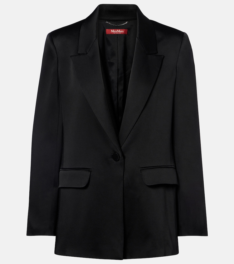 Max Mara Satin crêpe blazer