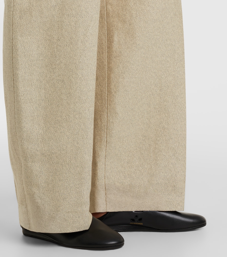  Jacquemus Jacquemus Barrel-hose Ovalo Aus Baumwolle Und Leinen 