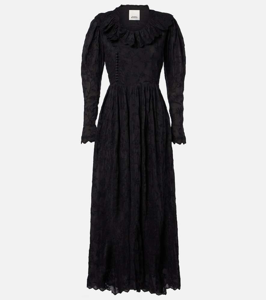 Isabel Marant Zoen floral cotton and silk maxi dress