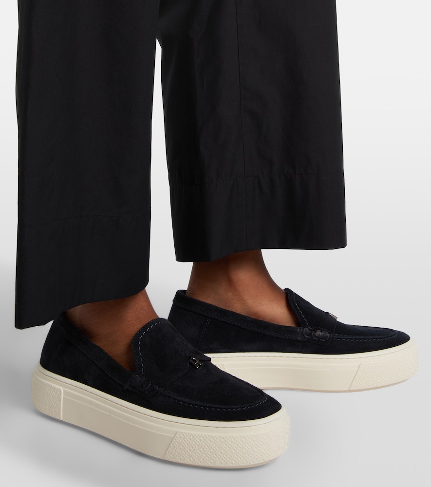 Hogan H705 suede slip-on shoes