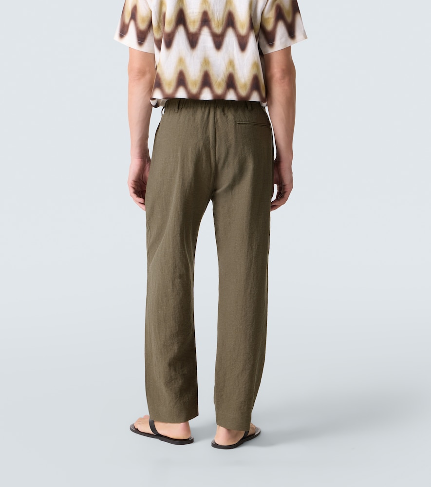  Commas Commas Mid-rise Straight Pants 