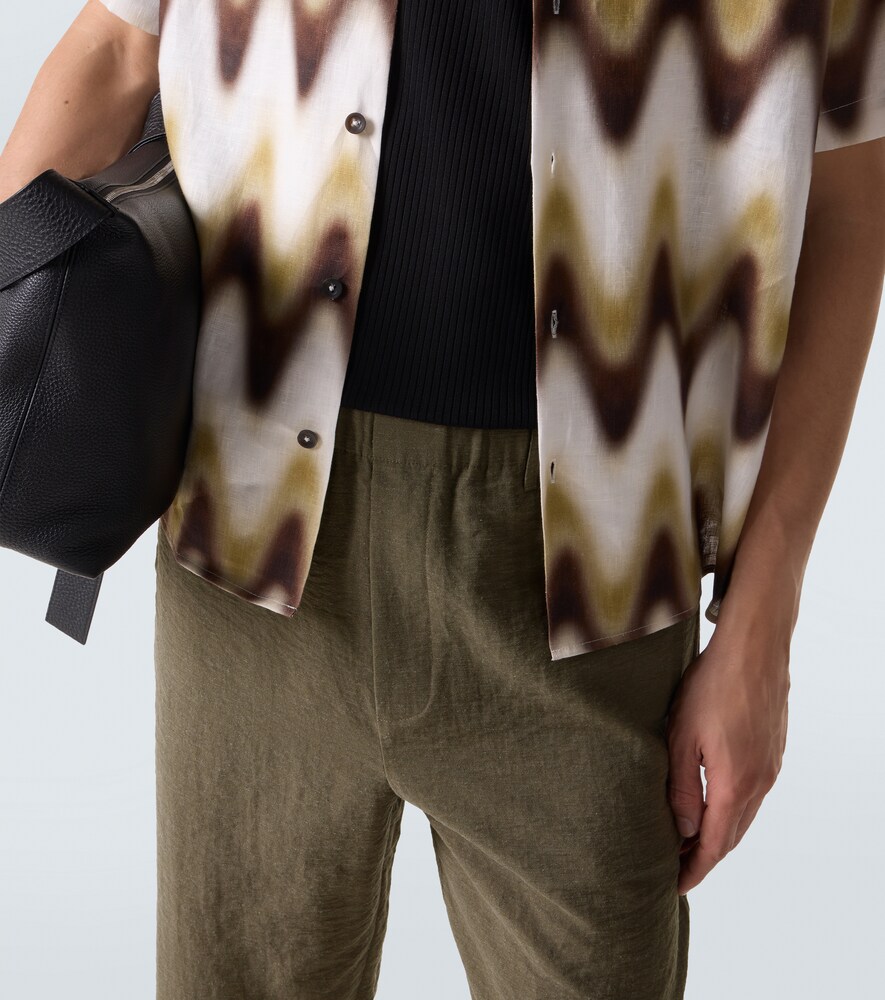 Mid-Rise Straight Pants