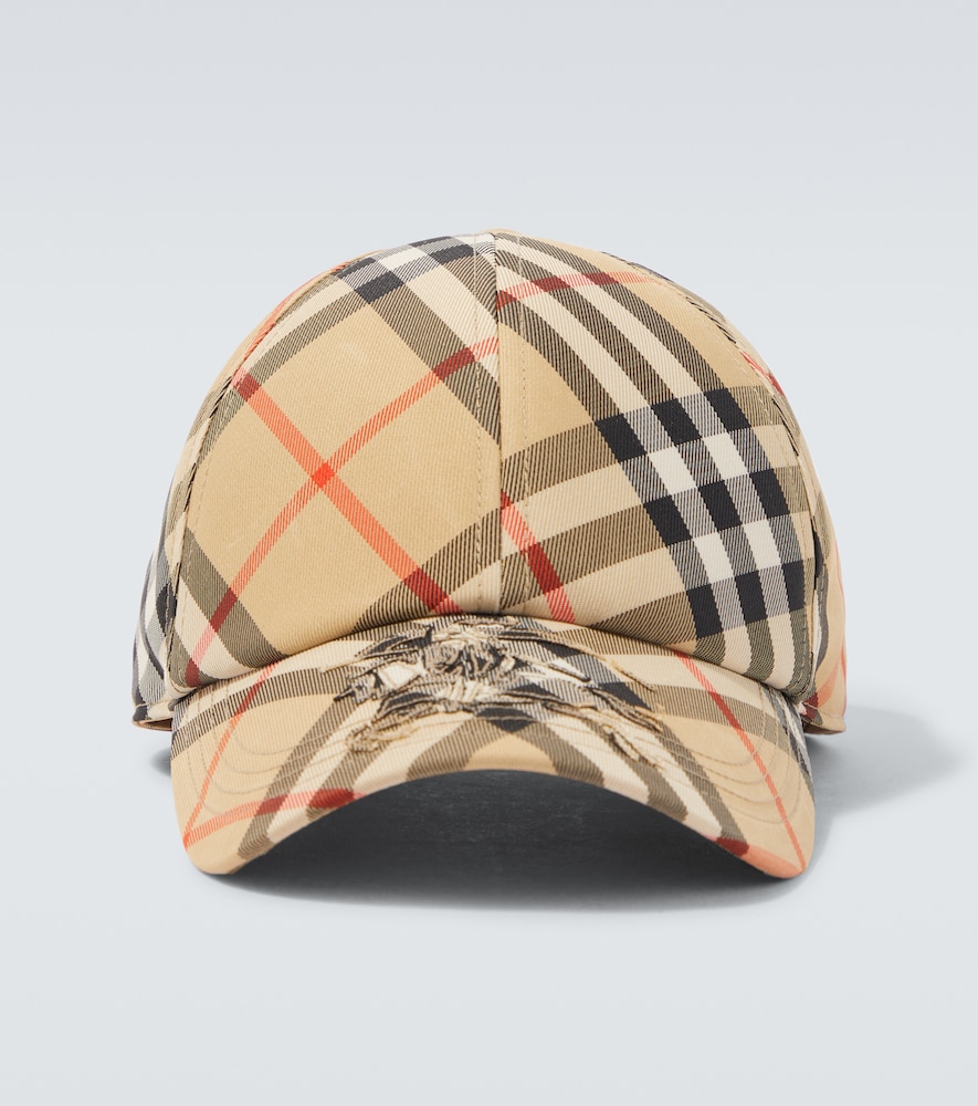 Burberry Check twill baseball cap