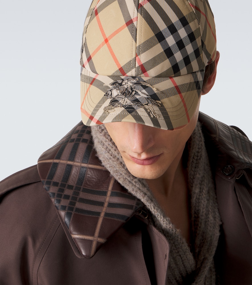  Burberry Burberry Burberry Check Twill Baseball Cap 