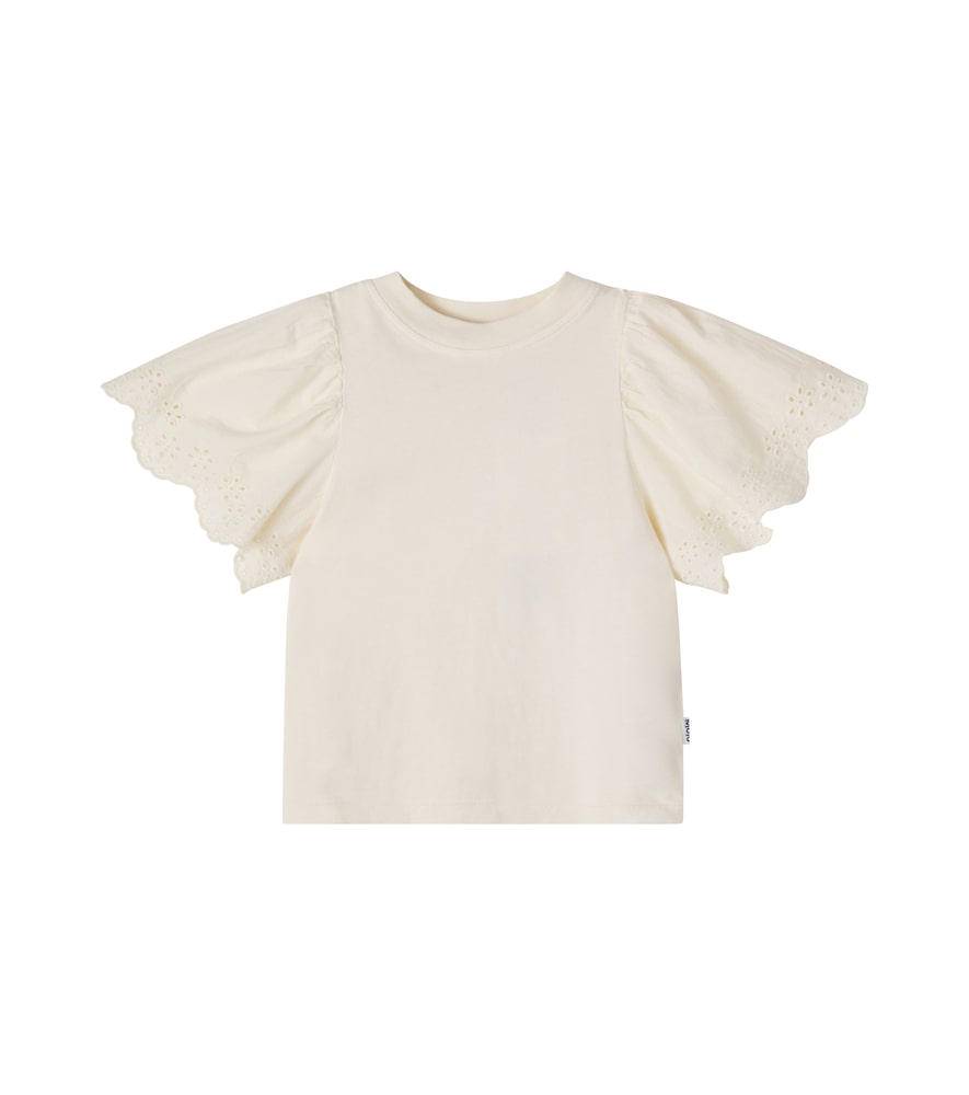 Molo White Ritza Embroidered Cotton Top Y Size 6 - Mytheresa