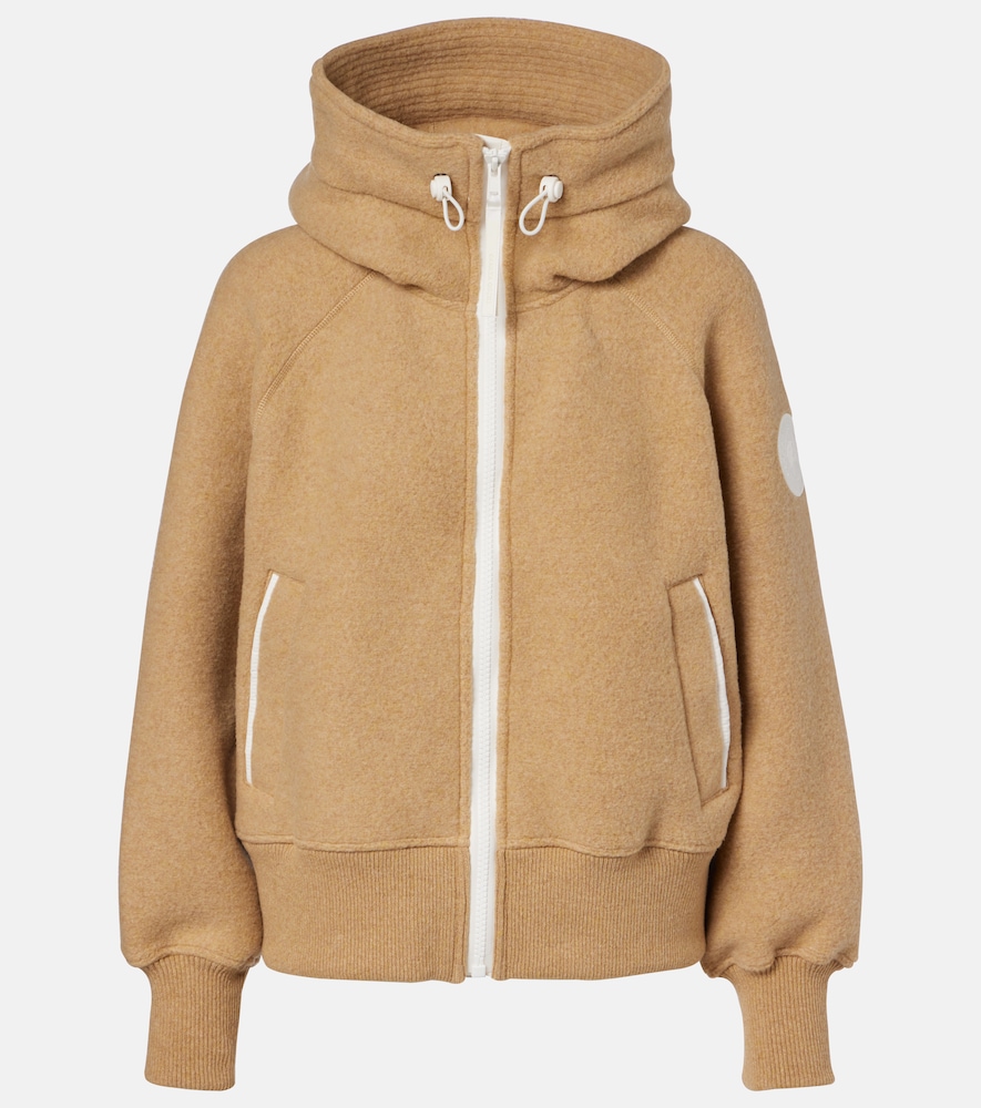 Canada Goose Chilliwack Wool Blend Fleece Bomber Jacket