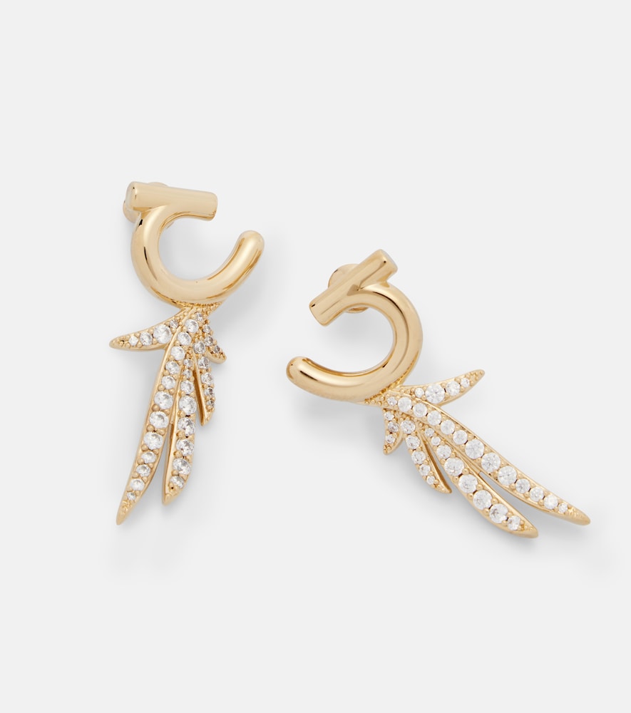  Ferragamo Ferragamo Ohrringe Mit Kristallen 