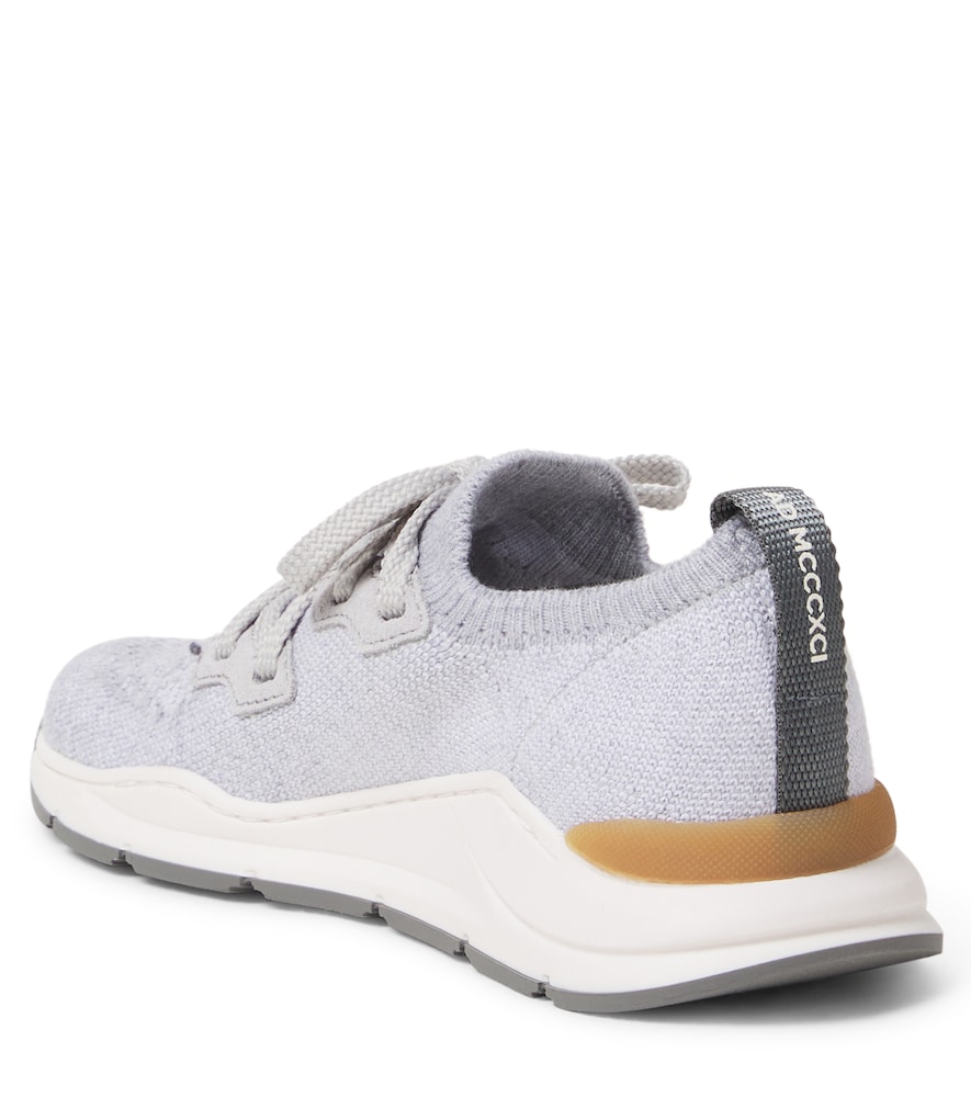  Brunello Cucinelli Kids Brunello Cucinelli Kids Sneakers Aus Strick 