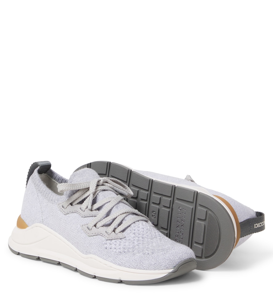  Brunello Cucinelli Kids Brunello Cucinelli Kids Sneakers Aus Strick 