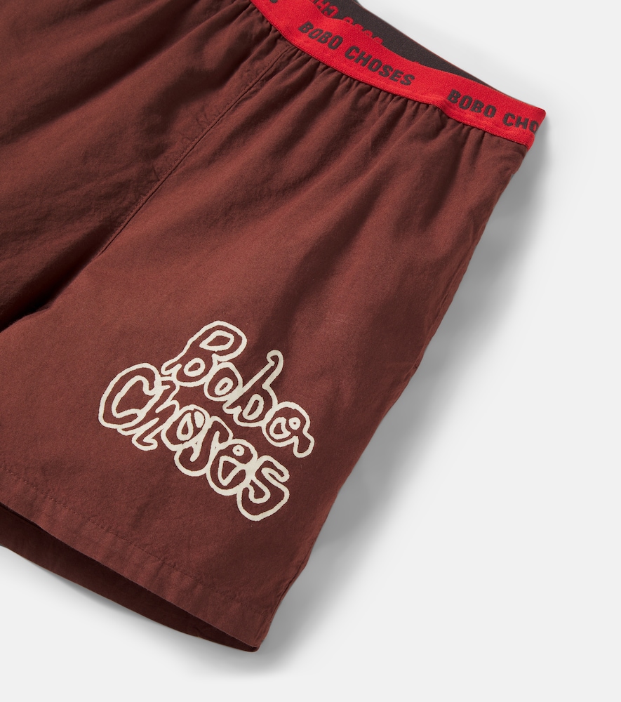  Bobo Choses Bobo Choses Logo Cotton Shorts 
