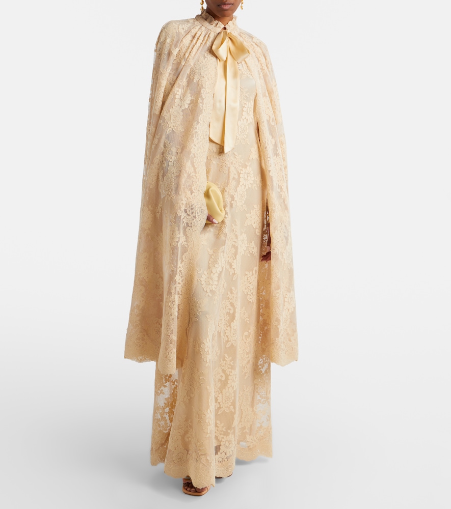 Zimmermann Como silk-lined lace maxi dress