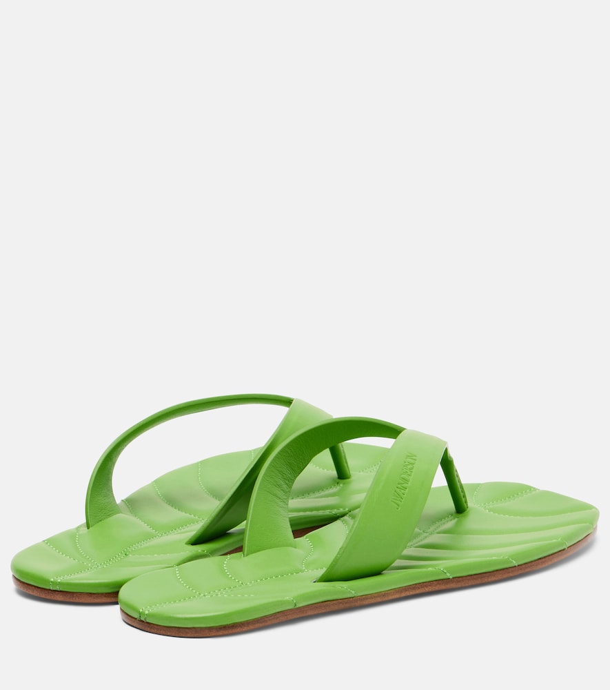  Jw Anderson Jw Anderson Sandalen Leaf Aus Leder 