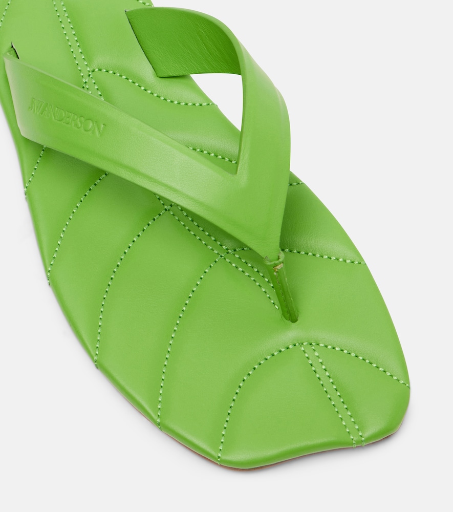  Jw Anderson Jw Anderson Sandalen Leaf Aus Leder 