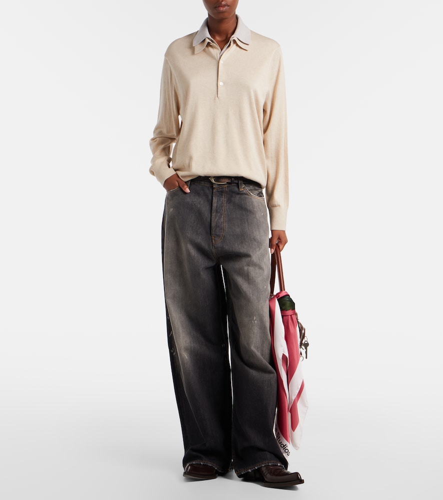  Acne Studios Acne Studios Pullover Aus Seide, Wolle Und Kaschmir 