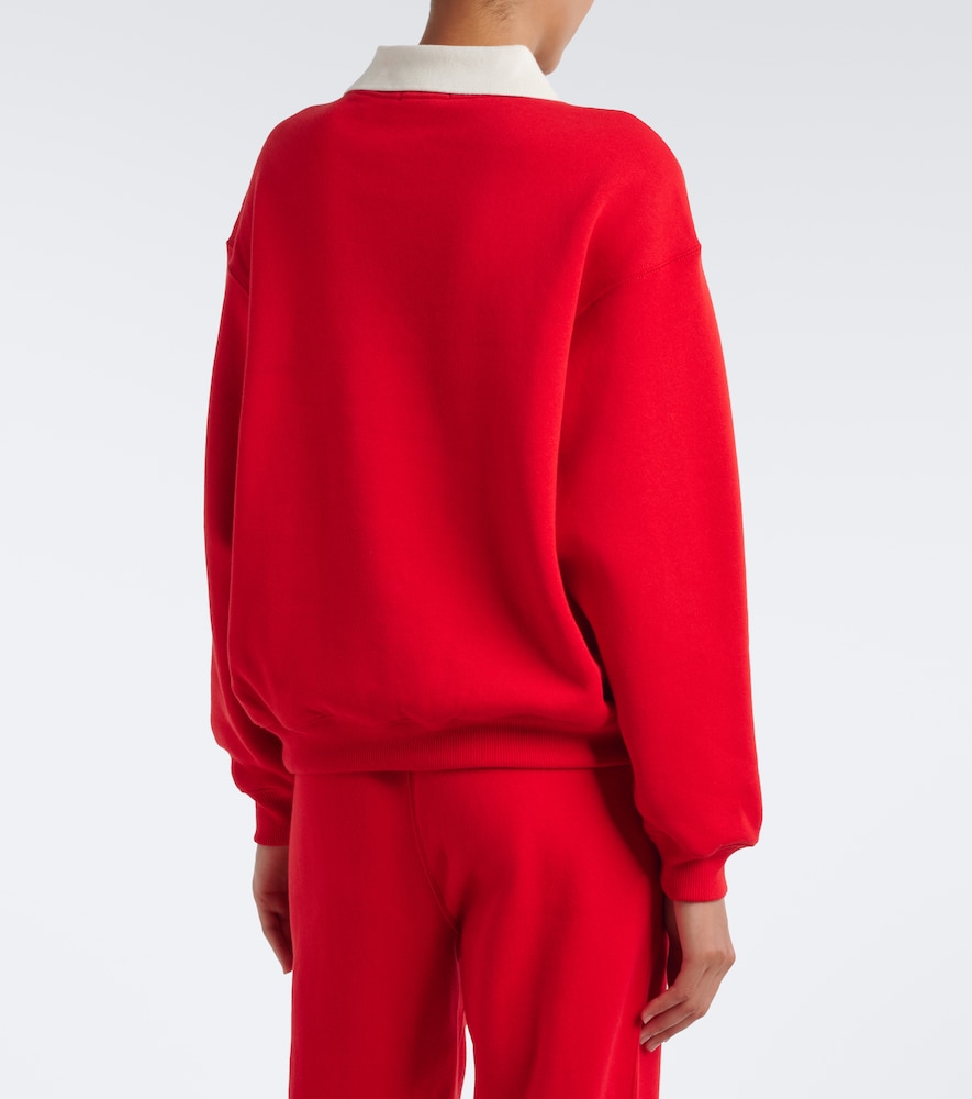 Polo Ralph Lauren Printed Layered Cotton-Blend Sweatshirt