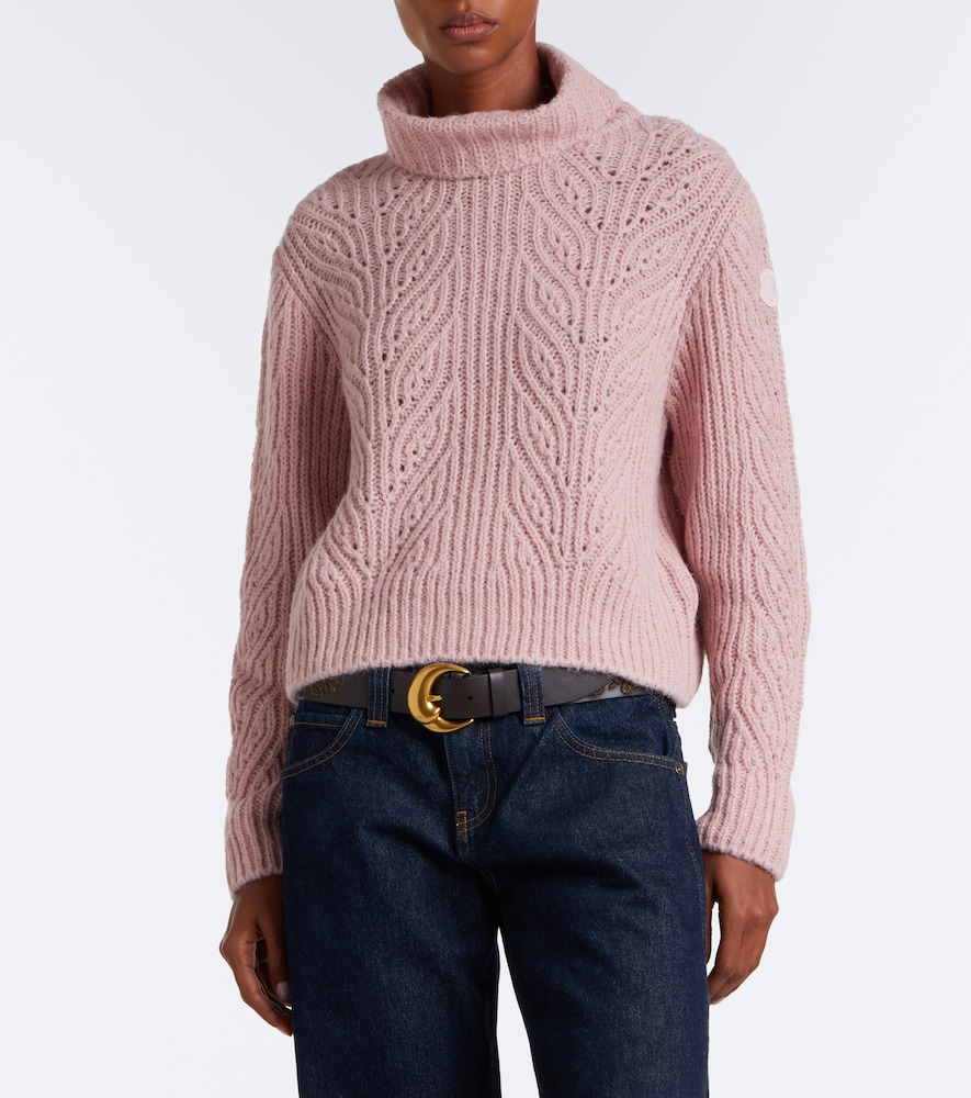 Wool, Alpaca, And Cashmere Turtleneck Sweater