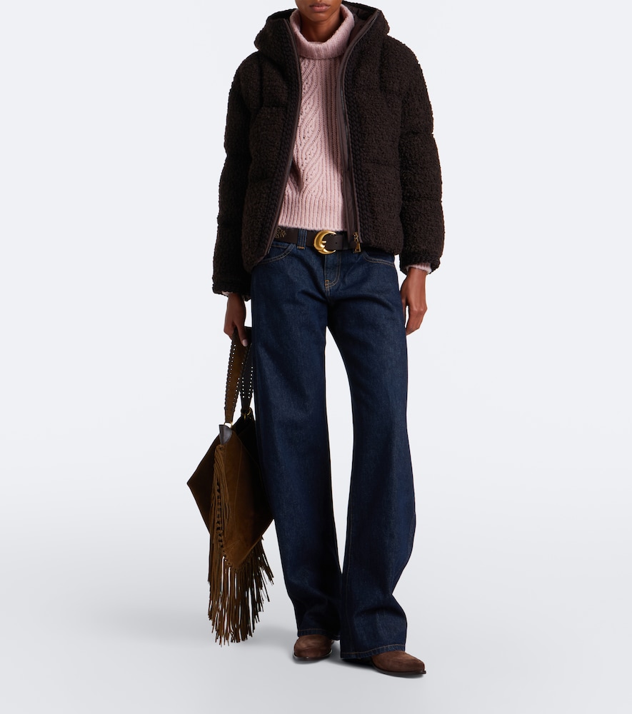 Wool, Alpaca, And Cashmere Turtleneck Sweater