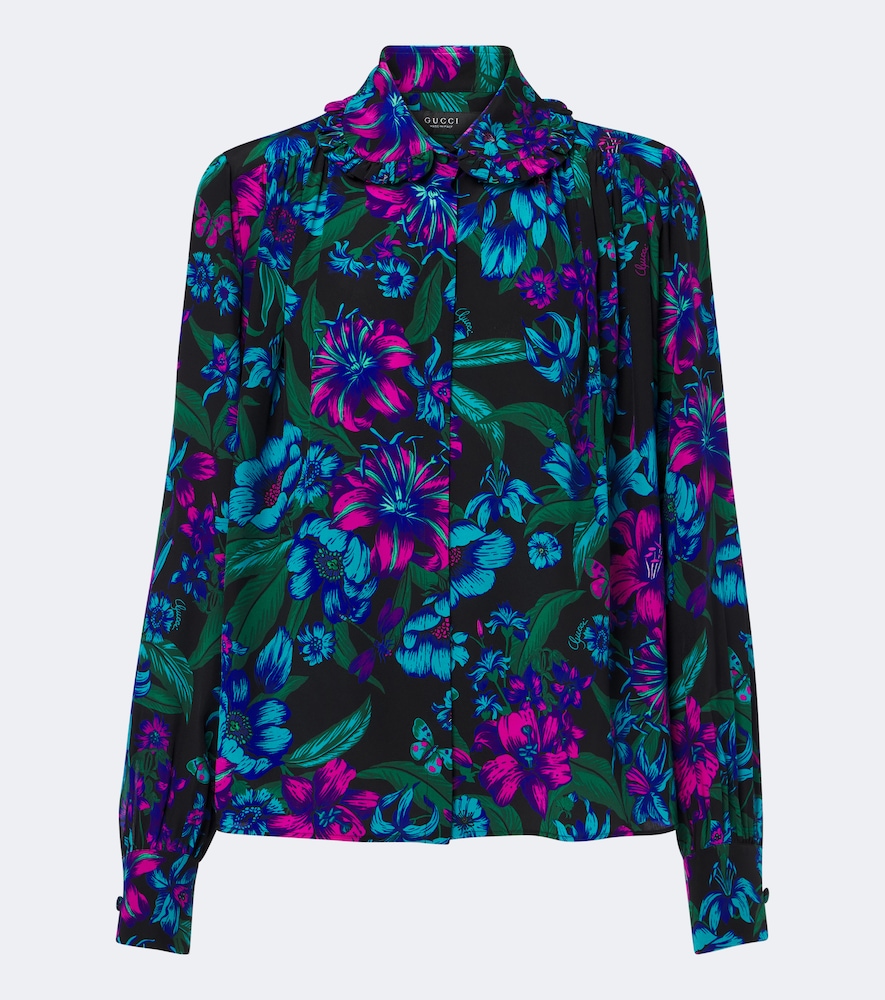 Gucci Chemise Gucci Flora en soie fleurs 1600 €