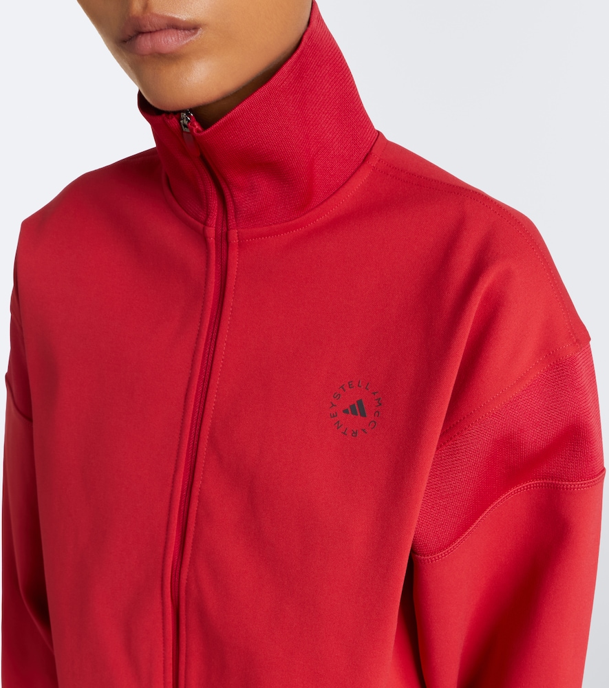By Stella Mccartney Logo Zip-Up Sweatshirt