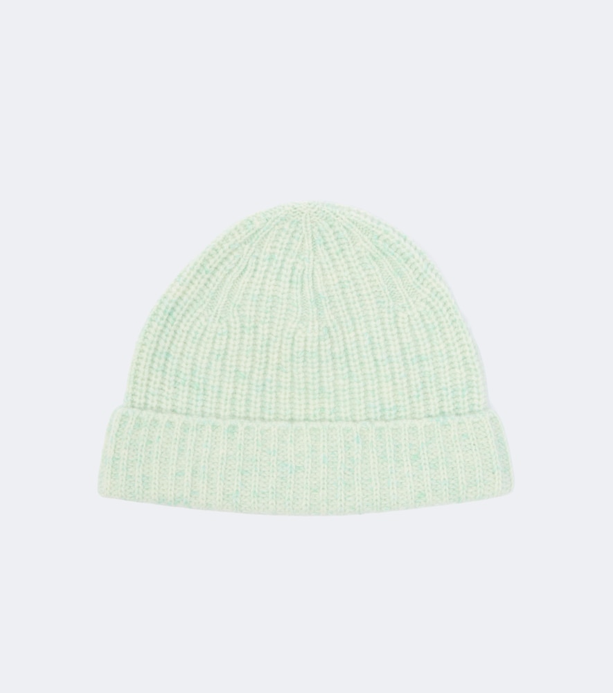 Auralee Cashmere Beanie In Green