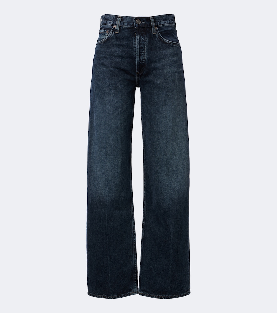 Agolde Arc Jean 32 Wide-leg Jeans In Blue
