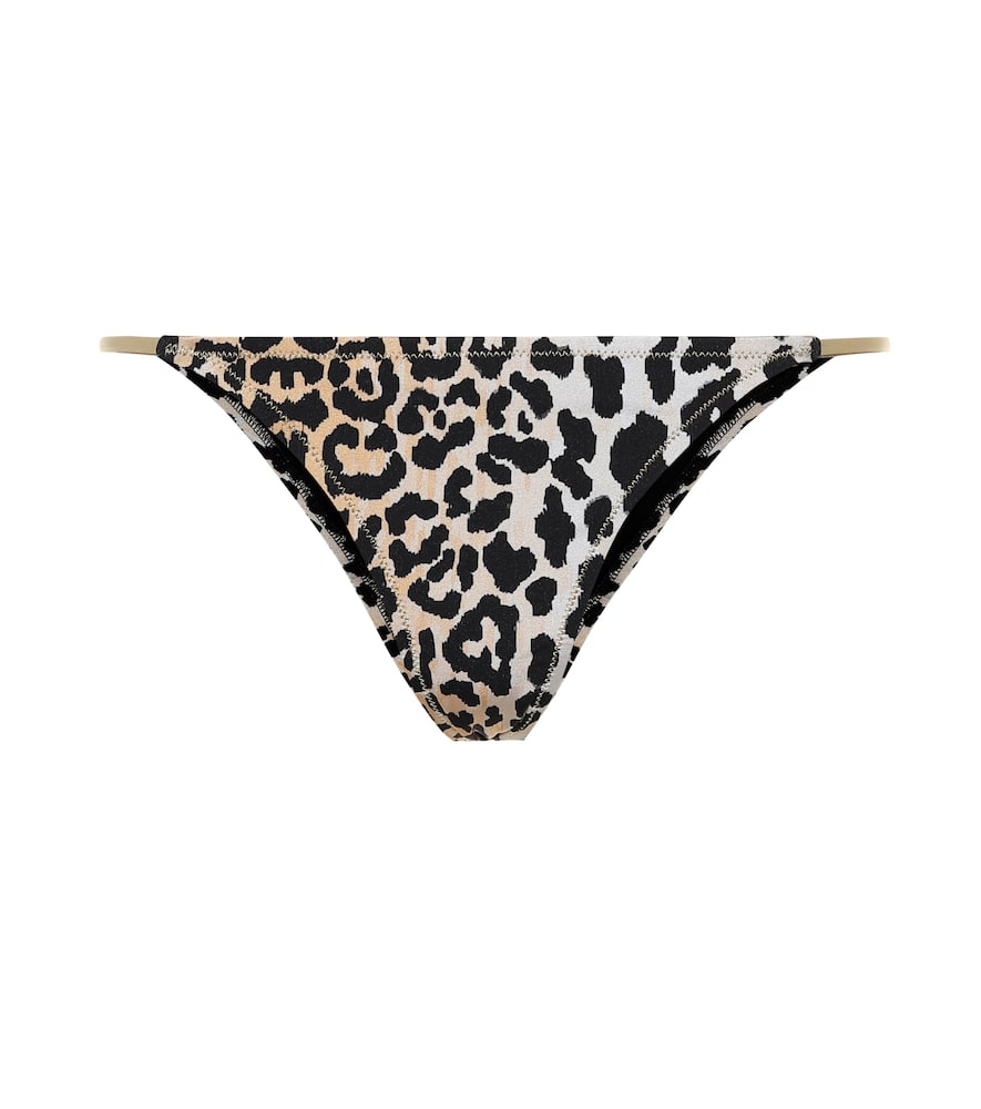 Hawn leopard-print bikini bottoms