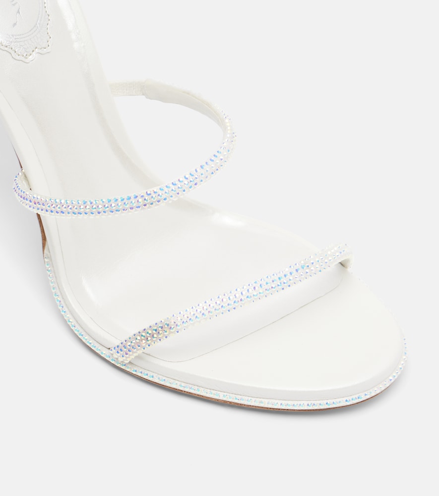  Rene Caovilla Rene Caovilla Cleo Embellished Leather Sandals 