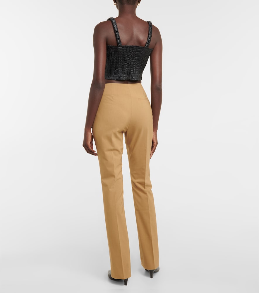  Nanushka Nanushka Slim-fit-hose Florine Aus Wollgemisch 