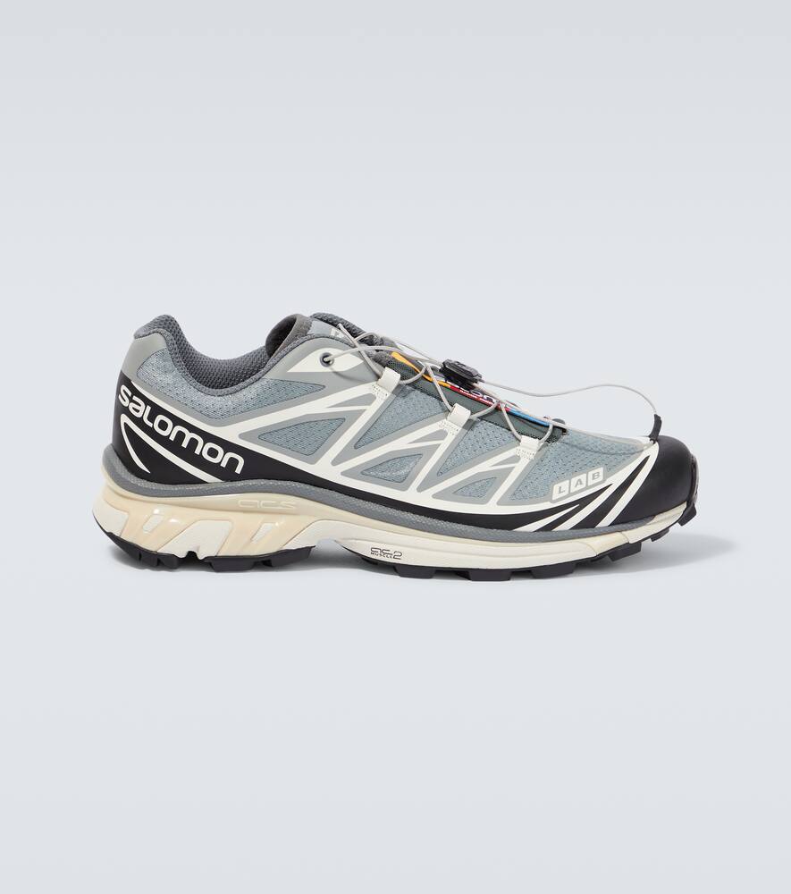 Salomon Xt-6 Recut Sneakers In Monument/phantom/vanilla Ice