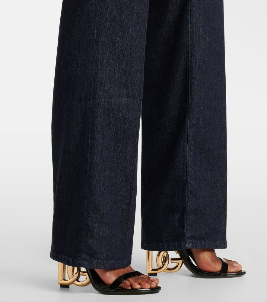 Dolce & Gabbana Mid-rise Flared Jeans In Blue