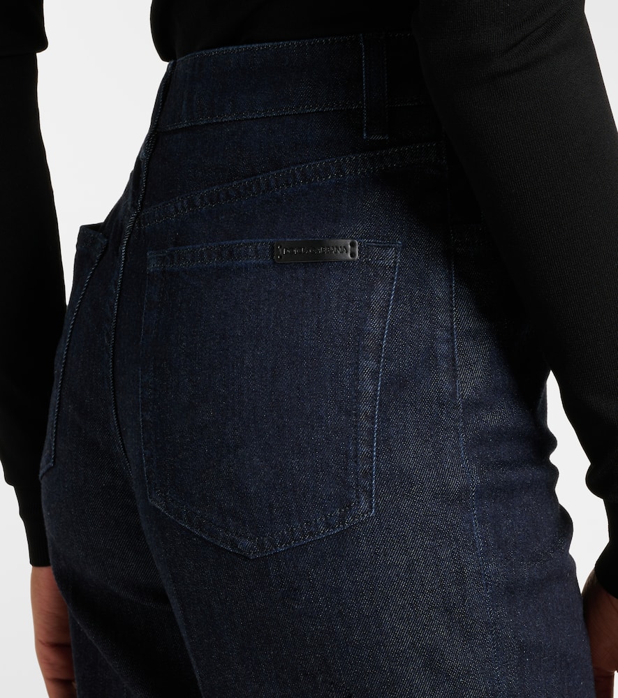 Dolce & Gabbana Mid-rise Flared Jeans In Blue