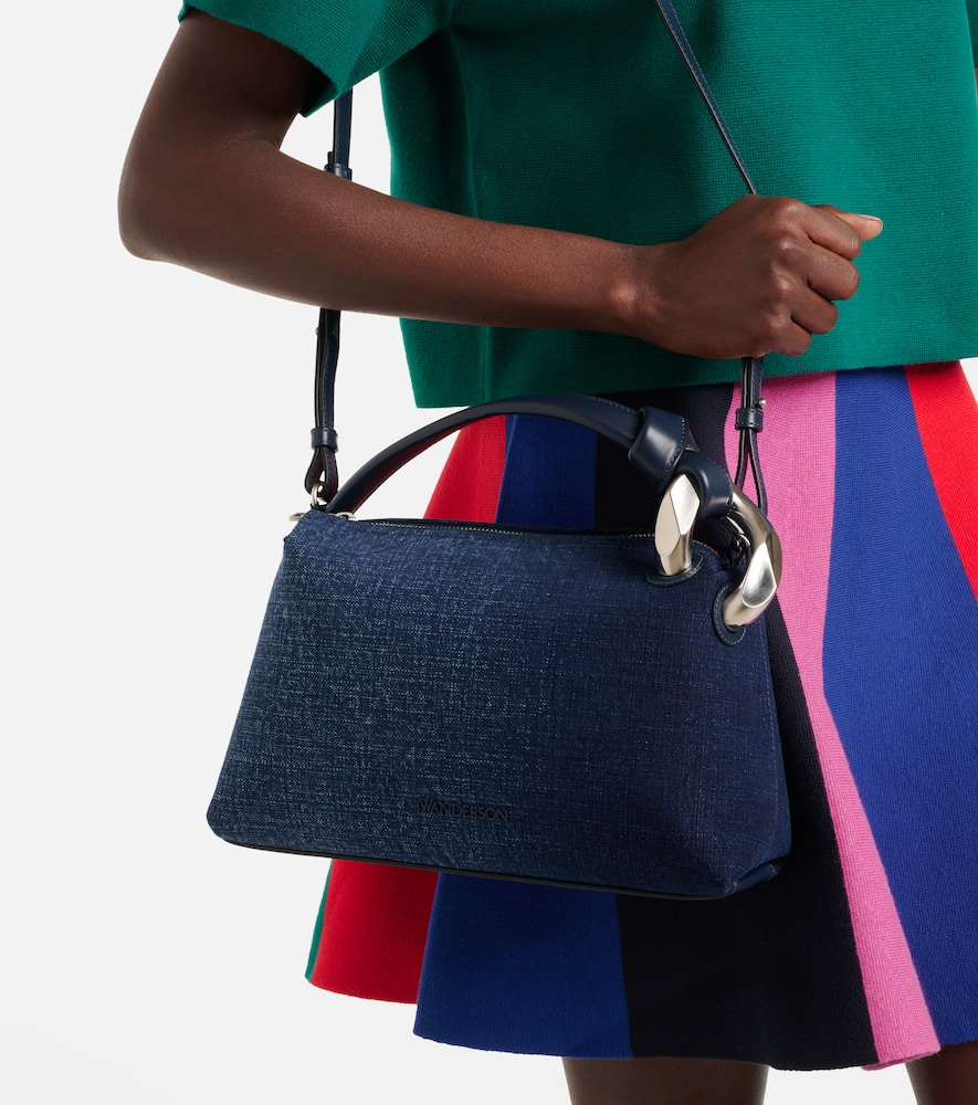 Jw Anderson Jwa Corner Suede Tote Bag In Blue