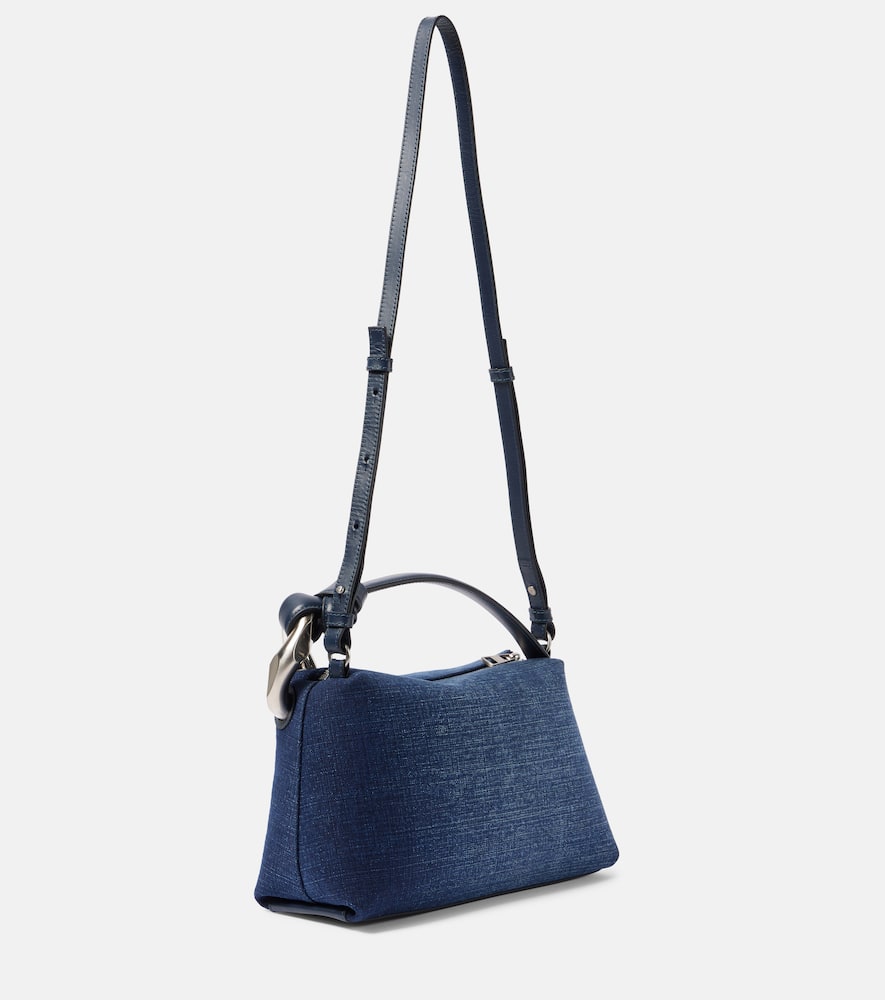 Jw Anderson Jwa Corner Suede Tote Bag In Blue