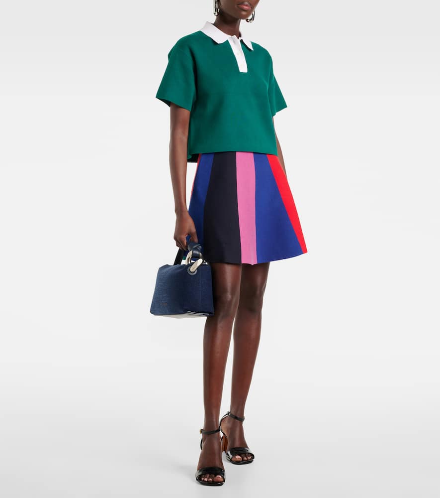Jw Anderson Jwa Corner Suede Tote Bag In Blue