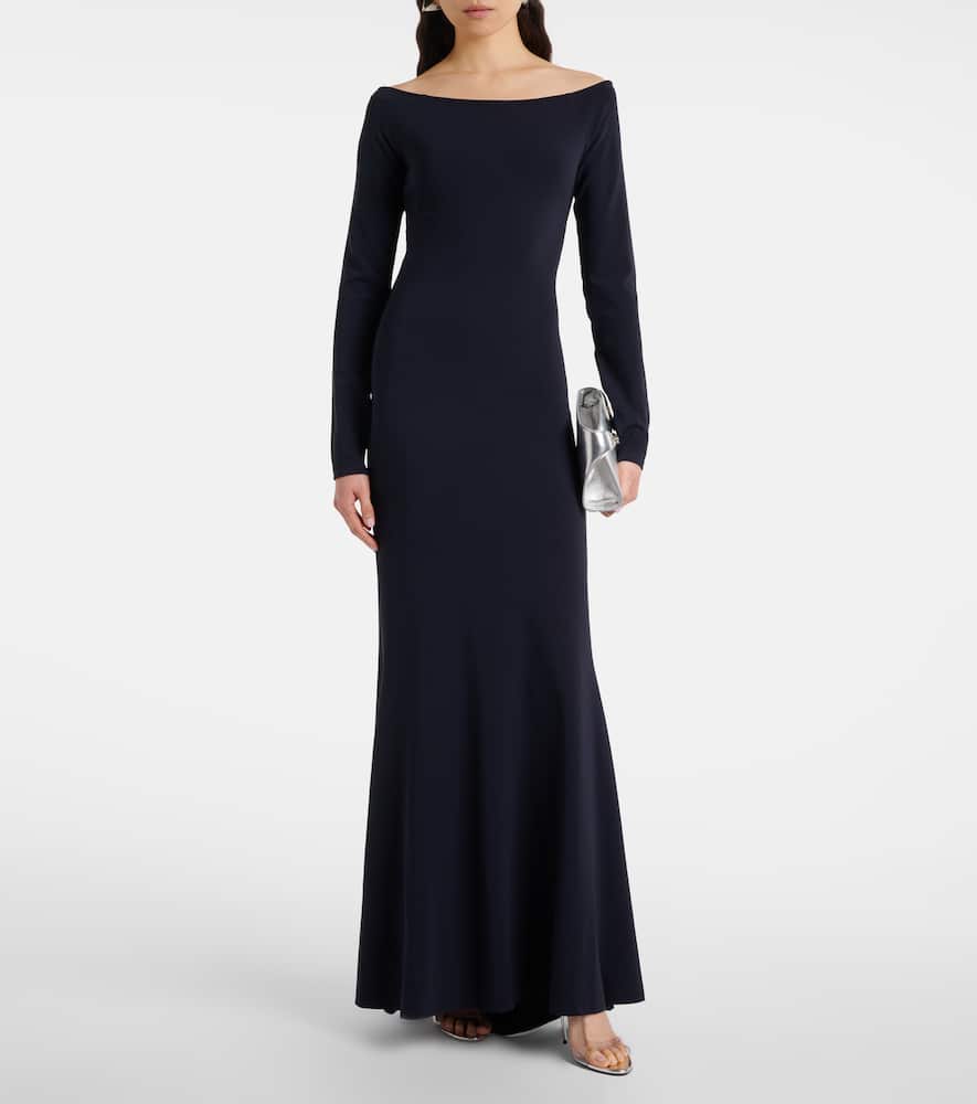 Dorothee Schumacher Soft Shape Maxi Dress In Blue
